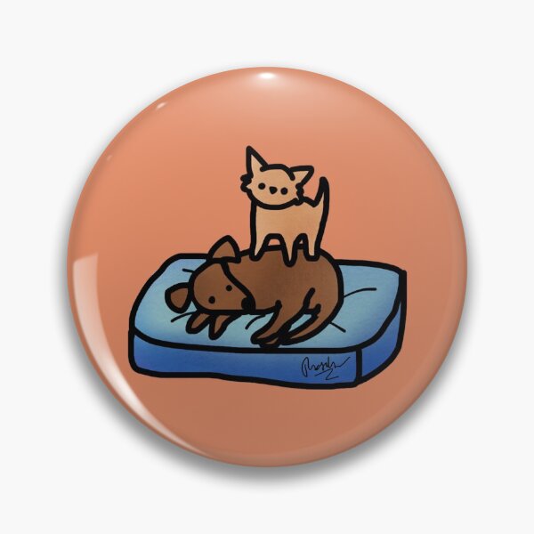 Item preview, Dog on a Dog Bed Doodle designed and sold by tdoodles.