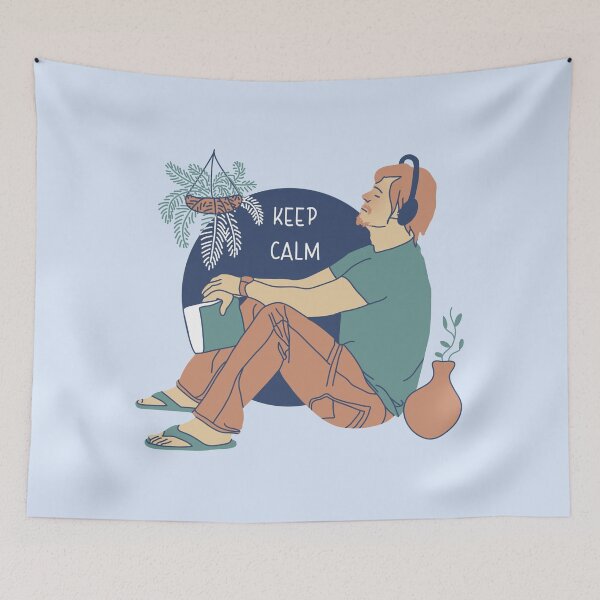 Item preview, keep calm illustration designed and sold by Wlaurence.