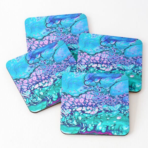 Item preview, “Galaxy Cells” Acrylic Pour Design designed and sold by MoCraftsCo.
