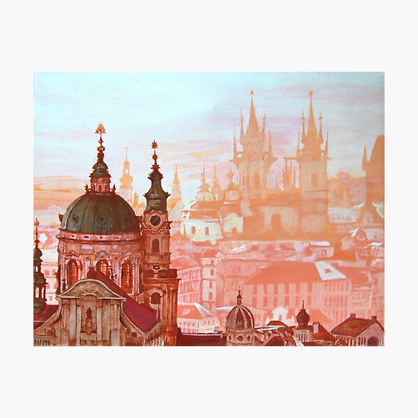Item preview, Red Roofs of Prague designed and sold by rachelblanco.