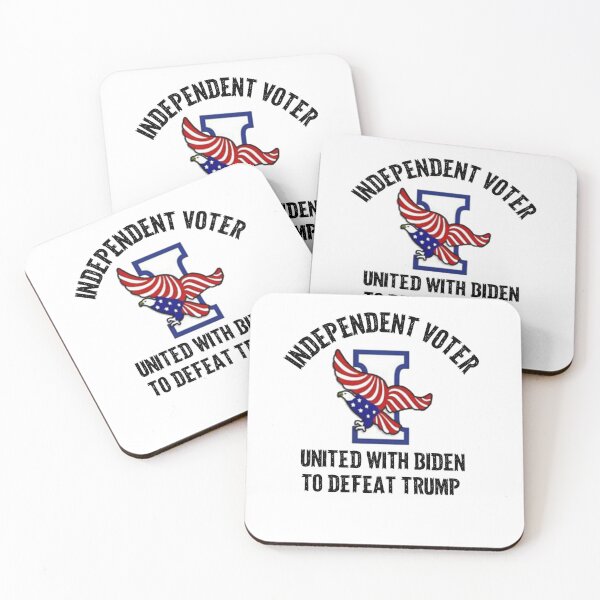 Item preview, Independent voter, United with Biden to defeat Trump designed and sold by spinningvisions.