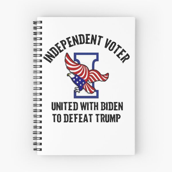Item preview, Independent voter, United with Biden to defeat Trump designed and sold by spinningvisions.