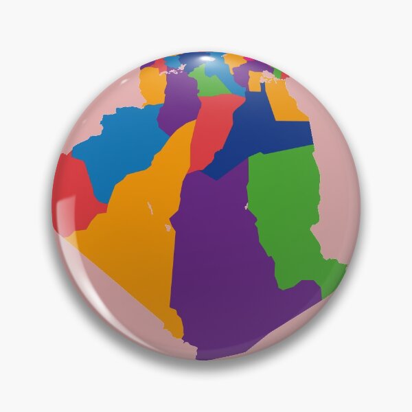 Item preview, Algeria country map regions, colourfull  designed and sold by rashadat.