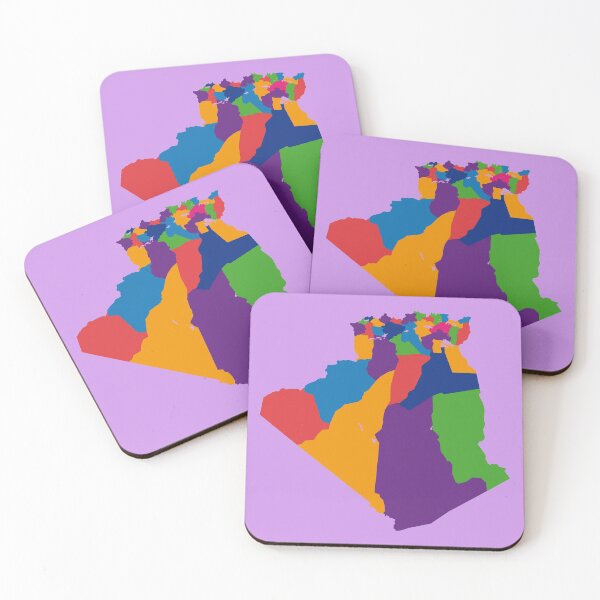 Item preview, Algeria country map regions, colourfull  designed and sold by rashadat.