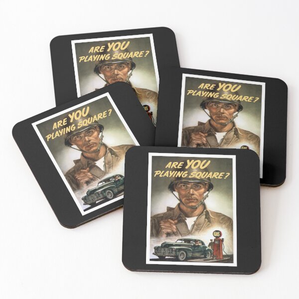 Item preview, Are You Playing Square -- World War Two Print designed and sold by warishellstore.