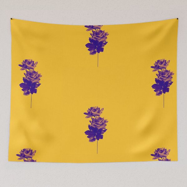 Item preview, Flower with yellow background designed and sold by GlowDoodles.