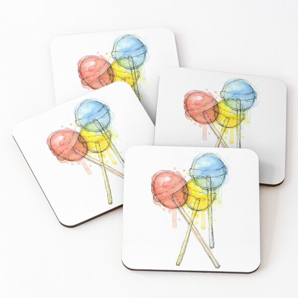 Aperçu de l'œuvre Lollipop Aquarelle créée et vendue par Olga Shvartsur.