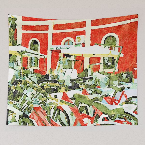 Item preview, Teramo: railway station and bicycle designed and sold by Giuseppe Cocco.