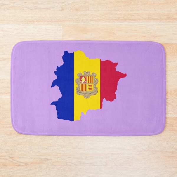 Item preview, andorra country flag map colourfull  designed and sold by rashadat.