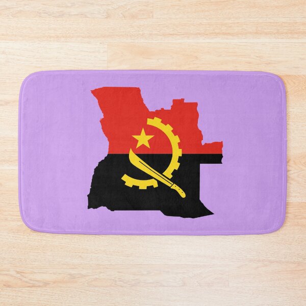 Item preview, Angola country flag map colourfull  designed and sold by rashadat.
