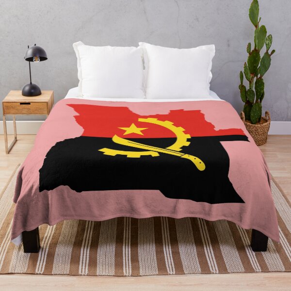 Item preview, Angola country flag map colourfull  designed and sold by rashadat.