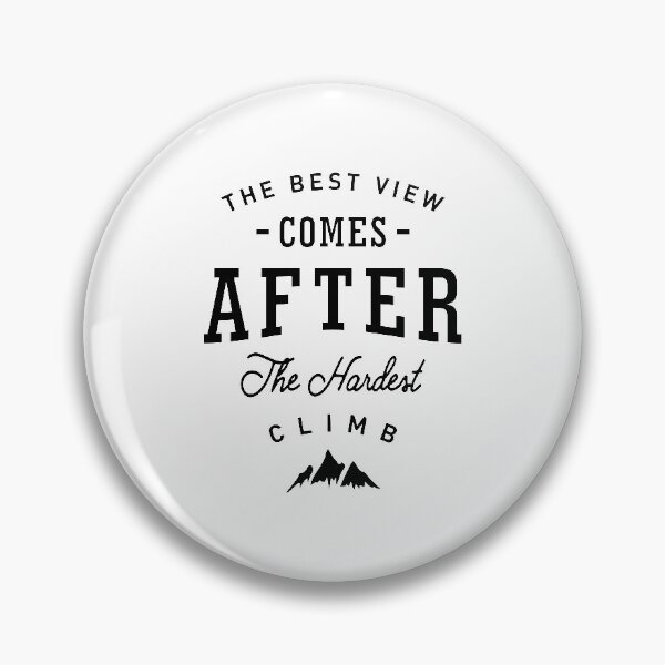 Item preview, The Best View Comes After The Hardest Climb - Motivational Quote designed and sold by cidolopez.