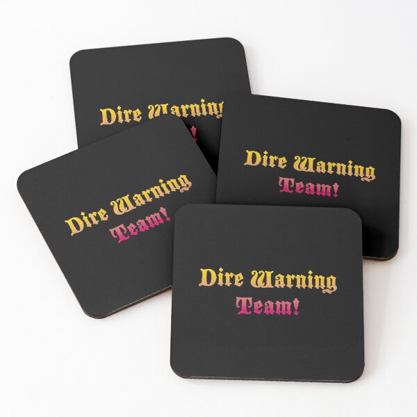 Item preview, Dire Warning Team! designed and sold by Off the Box.
