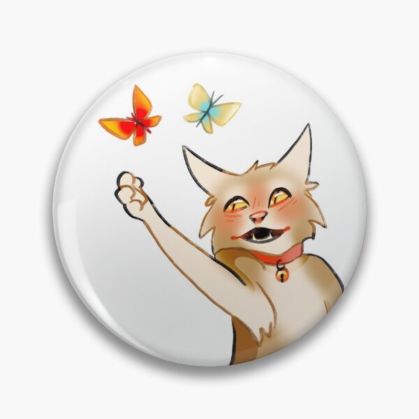 Item preview, Cat playing with butterflies designed and sold by SirNiji.