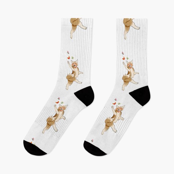 Item preview, Cat playing with butterflies designed and sold by SirNiji.