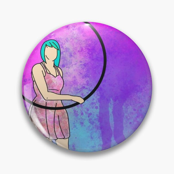Item preview, Hula hooping girl designed and sold by unkaged.
