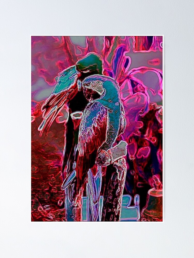 Alternate view of TWO PARROTS Poster