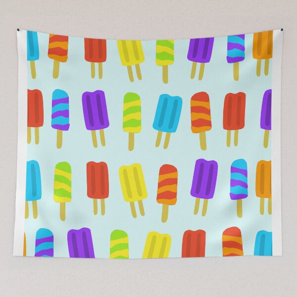 Item preview, Colorful Popsicle Pattern designed and sold by ShareYourFaith.