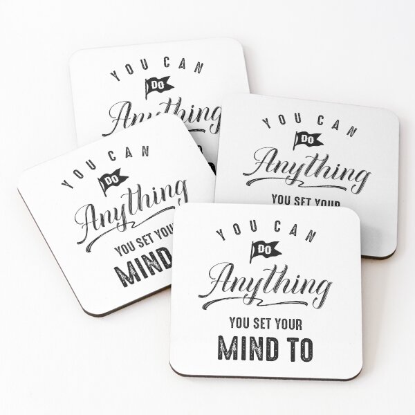 Item preview, Do Anything You Set Your Mind To - Motivational Quote Gift designed and sold by cidolopez.