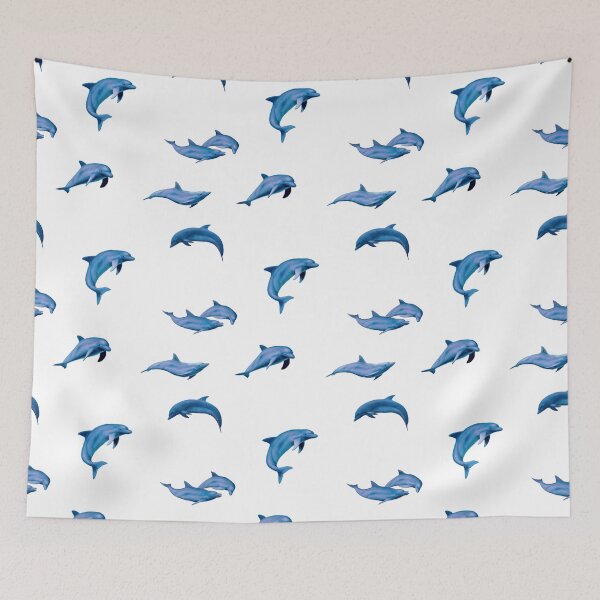 Item preview, Dolphins pattern designed and sold by MariaMarinova.