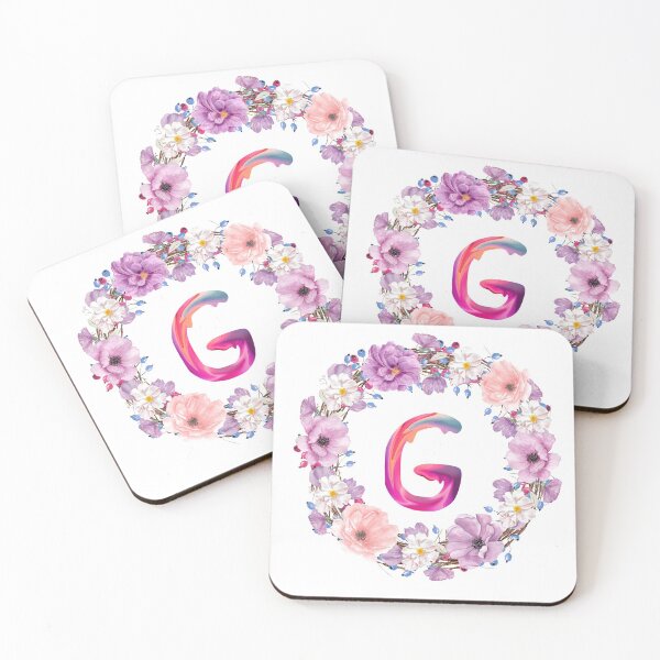 Item preview,  Floral Initial Wreath Monogram G designed and sold by bricoartv.