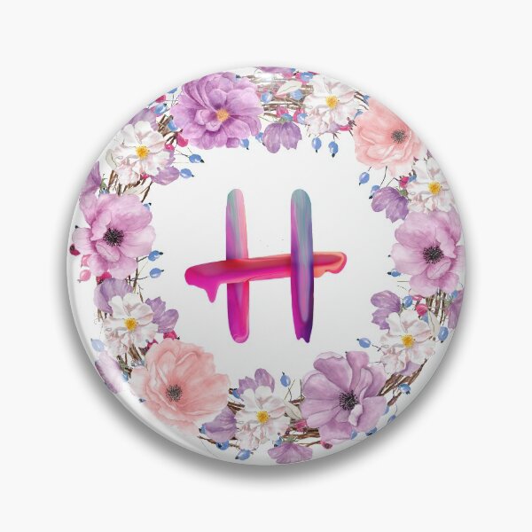 Item preview,  Floral Initial Wreath Monogram H designed and sold by bricoartv.