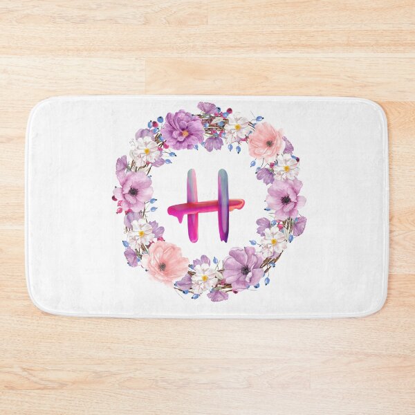 Item preview,  Floral Initial Wreath Monogram H designed and sold by bricoartv.