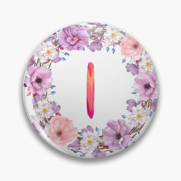 Item preview,  Floral Initial Wreath Monogram I designed and sold by bricoartv.