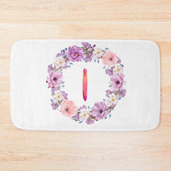 Item preview,  Floral Initial Wreath Monogram I designed and sold by bricoartv.