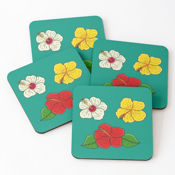 Item preview, Tropical hibiscus flowers designed and sold by Redcherrykr.