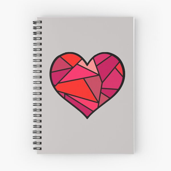 Item preview, Rock-A -Billy - Gray and Pink Love Heart Seamless Simple  Contrast Pattern designed and sold by LJWDesigns.