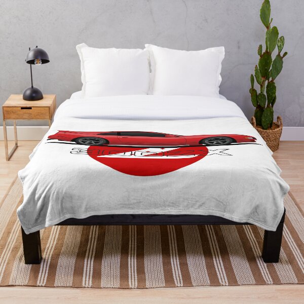 300zx Z32 Throw Blanket By Automotiveart Redbubble