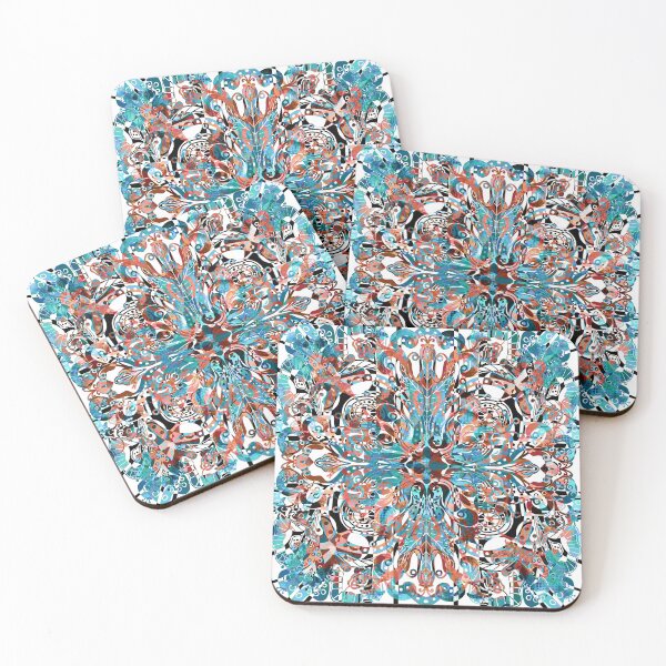Item preview, “Transition” | Autumn To Winter Mandala Pattern designed and sold by LiseHoltArt.