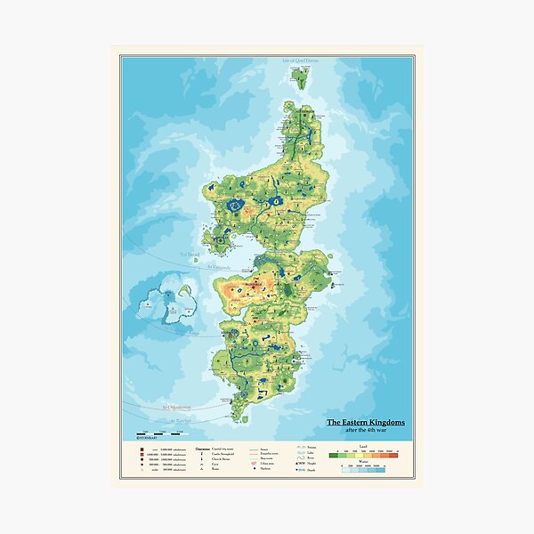 Item preview, Detailed Eastern Kingdoms map designed and sold by Sturmbart.