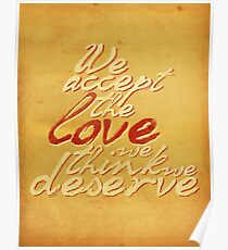 Perks of Being a Wallflower Poster