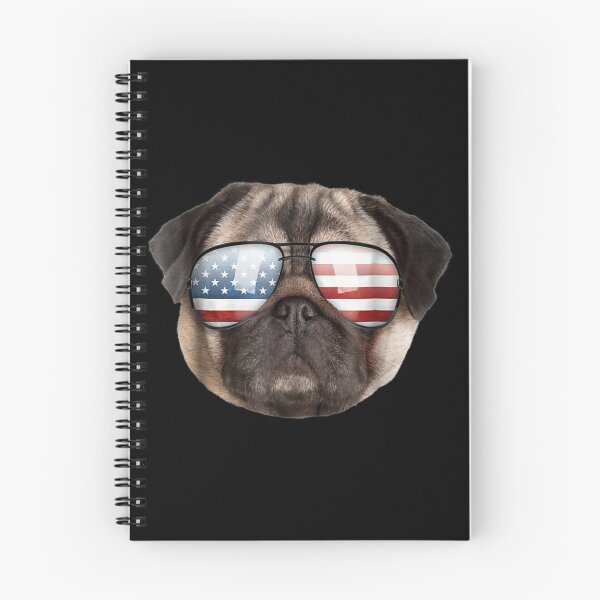 Item preview, Funny Patriotic Pug American Sunglasses Dog designed and sold by EliseJenkins.