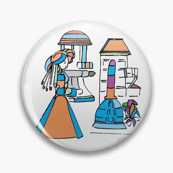Item preview, The Blue Bell and the Blue Dress, TeresaTown at Redbubble 2020 designed and sold by Mark Stansberry.