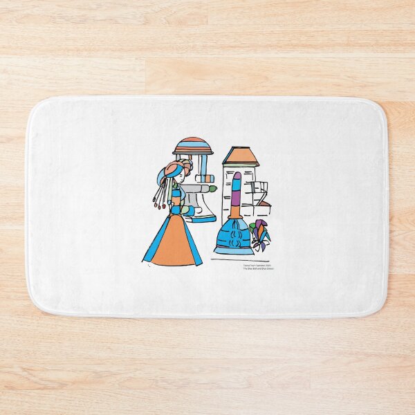 Item preview, The Blue Bell and the Blue Dress, TeresaTown at Redbubble 2020 designed and sold by Mark Stansberry.