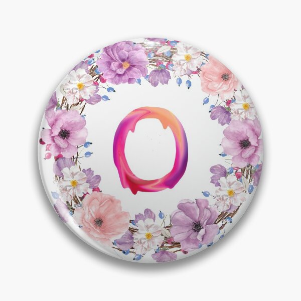 Item preview,  Floral Initial Wreath Monogram O designed and sold by bricoartv.