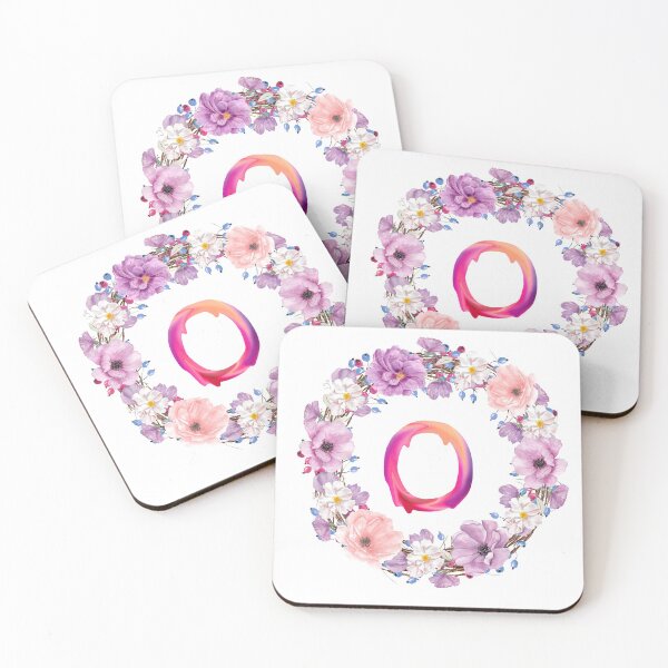 Item preview,  Floral Initial Wreath Monogram O designed and sold by bricoartv.