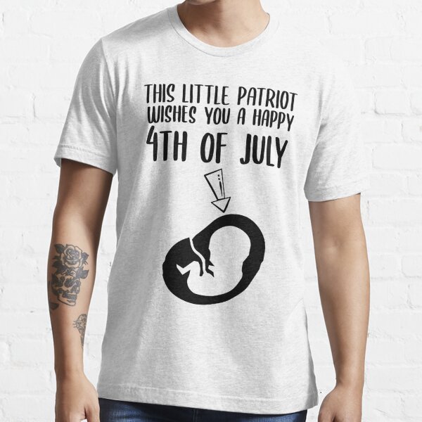 4th of July pregnant shirt, Happy 4th of july cute little baby