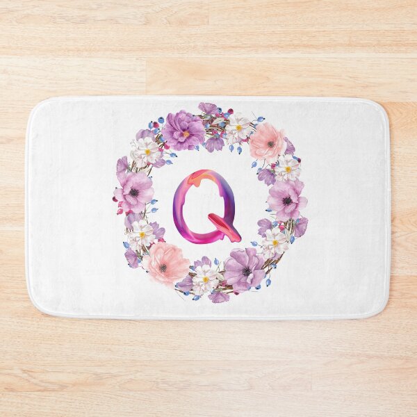 Item preview,  Floral Initial Wreath Monogram Q designed and sold by bricoartv.