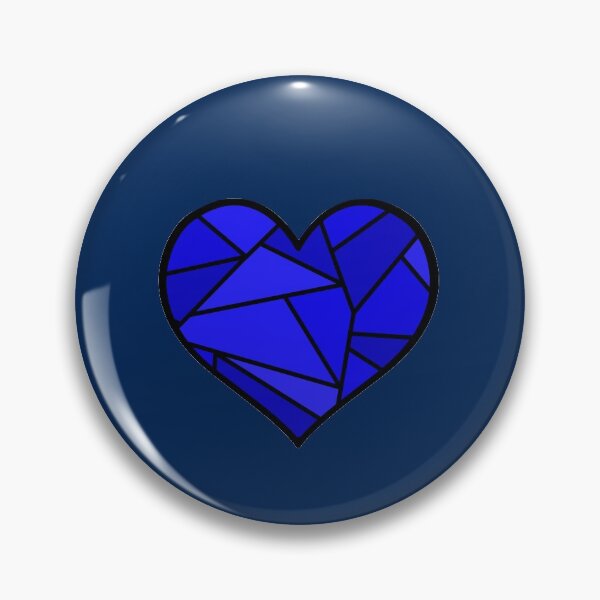 Item preview, Moody Blues Rockabilly -  Love Heart Seamless Simple Contrast Pattern designed and sold by LJWDesigns.