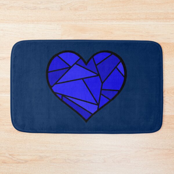 Item preview, Moody Blues Rockabilly -  Love Heart Seamless Simple Contrast Pattern designed and sold by LJWDesigns.