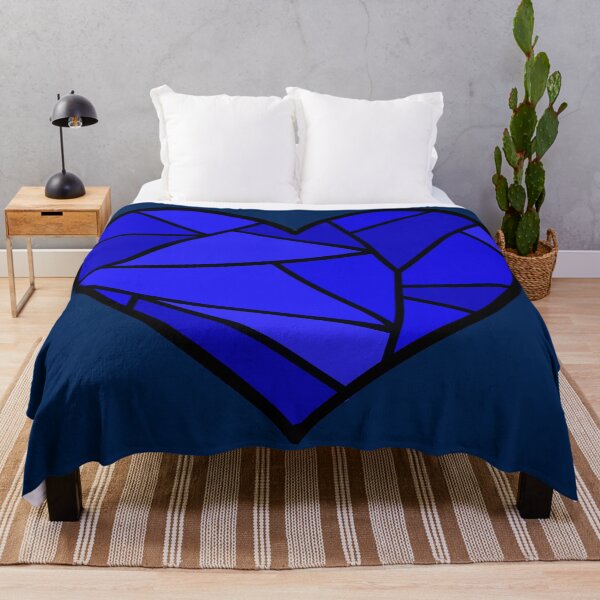 Item preview, Moody Blues Rockabilly -  Love Heart Seamless Simple Contrast Pattern designed and sold by LJWDesigns.