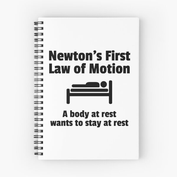 Item preview, Newton's First Law of Motion - For Sleep Lovers designed and sold by EstelleStar.