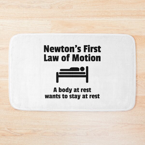 Item preview, Newton's First Law of Motion - For Sleep Lovers designed and sold by EstelleStar.