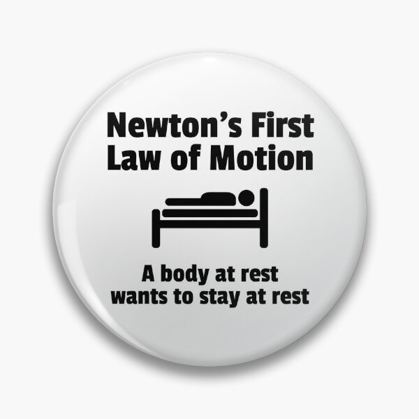 Item preview, Newton's First Law of Motion - For Sleep Lovers designed and sold by EstelleStar.