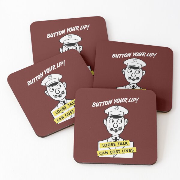 Item preview, Abotone su labio! Charla suelta puede costar vidas designed and sold by warishellstore.