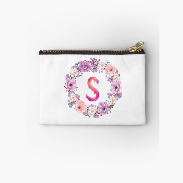 Item preview,   Floral Initial Wreath Monogram S designed and sold by bricoartv.